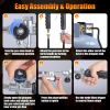 180,000 Btu Propane Weed Torch Heavy Duty Weed Burner Flame Weeder With 10Ft Hose Piezo Ignition Adjustable Flame Control For Weeds Ice Snow Asphalt F