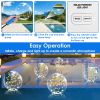 2Pcs Floating Pool Lights 14In Solar Powered Pool Balls Ip68 Waterproof Inflatable Pool Decoration Lights With Remote Control 3 Light Modes Timer Adju