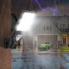 Solar Wall Light Outdoor 72 Led Beads Pir Motion Sensor Remote Control Wireless Lamps Ip45 Waterproof Lighting For Garage Front Door Garden Pathway