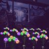 4 Packs Solar Skull Lights Outdoor Halloween Decorations Solar Powered With 6 Skull Heads 2 Lighting Modes Ip45 Waterproof Halloween Yard Lights For L