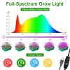 5Packs Seed Starter Tray With Grow Light Humidity Dome Germination Kit With 5-Level Brightness 4 Timers For Indoor Greenhouse