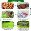 2Pcs 18X8X10In Humane Single Door Live Animal Trap Collapsible Galvanized Iron Animal Cage Catch And Release For Small Squirrel Raccoon Feral Cat Weas