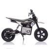 24V Kids Electric Motocross Ride On Motorcycle, 200W High Speed Hub Motor Dirt Bike Toy With Rear Shock Absorber, Adjustable Speed, Led Breathing Ligh