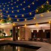 32.8Feet Globe String Lights Battery Powered Waterproof Decorative Fairy Lamp With 8 Lighting Modes Remote Control For Garden Lawn Patio