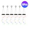 2Pack Solar Dragonfly Wind Chimes 7 Color Changing Wind Chimes For Outside Ipx4 Waterproof Outdoor Garden Yard Decor