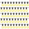50Ft Decorative Globe String Lights Outdoor Indoor 25Pcs Bulb Light Strings Fairy String Lamps For Garden Lawn Patio Cafe Party