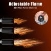 180,000 Btu Propane Weed Torch Heavy Duty Weed Burner Flame Weeder With 10Ft Hose Piezo Ignition Adjustable Flame Control For Weeds Ice Snow Asphalt F