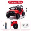 24V Kids Ride On Car With 2.4G Parent Remote Control, 4Wd Electric Ride On Truck With Dual 80W Motors, Four-Wheel Suspension, Led Headlights, Wireless