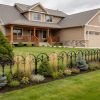10 Packs Garden Decorative Lawn Edging Border Pp Garden Fence Panels Easy Assembly Outdoor Flower Bed Landscape Fencing No-Dig Spikes With Gloves Tota