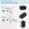 Dog Bark Collar Rechargeable Waterproof Beep Vibration Static Stimulation Bark Stopper Automatic Identification Collar With 6 Intensity Dual Modes