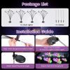 4 Packs Solar Skull Lights Outdoor Halloween Decorations Solar Powered With 6 Skull Heads 2 Lighting Modes Ip45 Waterproof Halloween Yard Lights For L
