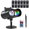 12 Patterns Led Projector Lights Ip65 Waterproof Ocean Wave Projector Light With Remote Control Timer For Christmas Halloween Festival Wedding Party D