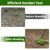 60.63In Adjustable Garden Hoe Handheld Stirrup Hula Hoe Scuffle Loop Hoe Gardening Weeder Cultivator Weeding Rake For Weeding/Loosening Soil