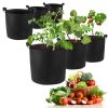 3 Pack Plant Grow Bags Potato Vegetable Planter Bags Breathable Planting Fabric Pots 5Gallons