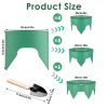12Pcs 10In Planting Grow Rings Adjustable For Outdoor Plants Interlocking Pp Plant Protection Rings With Hand Shovel Deep Watering Plant Guards For Ve