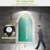 Solar Powered Wall Lights Outdoor 100 Led Beads Motion Sensor Lamp Ip65 Waterproof Dusk To Dawn Sensor Light For Front Door Deck