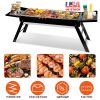 Foldable Charcoal Bbq Grill With Shelf Stainless Steel Grill Net Easy Setup Portable Tabletop Barbecue Grill For Camping Picnic Outdoor Party Backyard
