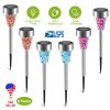6Packs Solar Garden Lights Outdoor Solar Pathway Lights Ip44 Water-Resistant Landscape Lights 8Hrs Lawn Lamps For Yard Driveway Walkway