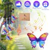 Hummingbird Wind Chimes For Outside Metal Wind Chimes With Aluminum Tubes Deep Soothing Sound Decor For Garden Yard Home Patio Gift For Women Men