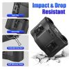 16000Mah 4 In 1 Dual-Turbine Waist Clip Fan Wearable Personal Fan Hands-Free With 5 Speeds Lcd Display Lanyard Double As Power Bank For Jobsites Campi