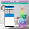 Led Smart Christmas Cone Tree Outdoor Lighted Christmas Tree Light With App Control Remote Control Ip44 Waterproof Timer 210 Modes For Indoor Outside