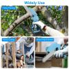Electric Mini Chainsaw Portable Handheld Cordless Small Chain Saw Battery Powered With 2Pcs 1200Mah Rechargeable Batteries 8In Chains Gloves Goggles F