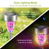 6Packs Solar Garden Lights Outdoor Solar Pathway Lights Ip44 Water-Resistant Landscape Lights 8Hrs Lawn Lamps For Yard Driveway Walkway