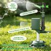 Solar Powered Motion Sensor Animal Repellent Sprinkler With Flashing Light Outdoor Animal Deterrent For Cats Dogs Squirrels Birds Raccons Deer And Mor