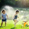 2 In 1 Snail Water Sprinkler Baseball Toy With 2 Sprinkler Nozzles 360° Rotating Spray Baseball Sprinkler Summer Water Toy For 4-8Years Old Boys Girls