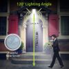 Solar Street Path Light Outdoor 120Leds Radar Sensor Remote Control Wireless Lamps Ip65 Waterproof Lighting For Garage Front Door Garden Pathway