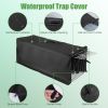 31X12X11” Folding Live Animal Trap Cage With Waterproof Cover And Gloves Humane Easy To Catch And Release Trap For Stray Cats Raccoons Squirrel Skunk