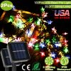 2Pcs Solar Powered String Lights 39.3Ft 100Led Beads Fairy Star Lights Ip65 Waterproof Decorative Garden Party Christmas Tree Stake Lamps W/ 8 Lightin