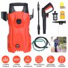 Electric High Pressure Washer 1740Psi Max 2.6Gpm Powerful Car Washer Pressure Cleaner With Adjustable Spray Nozzle Soap Dispenser Ipx5 Waterproof For