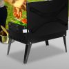 17.32X10.63X2.56In Portable Charcoal Grill Foldable Bbq Suitcase Grill Shelf For Outdoor Camping Picnics Garden Grilling