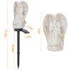 Solar Praying Angel Statue Garden Light Led Decoration Angel Lamp Ip65 Waterproof Outdoor Decorative Landscape Solar Lawn Lamps For Yard Driveway Walk
