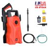 Electric High Pressure Washer 1740Psi Max 2.6Gpm Powerful Car Washer Pressure Cleaner With Adjustable Spray Nozzle Soap Dispenser Ipx5 Waterproof For