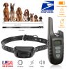Dog Training Collar Ip67 Waterproof Rechargeable Dog Shock Collar W/ 1640Ft Remote Range Beep Vibration Shock 3 Training Modes