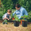 3 Pack Plant Grow Bags Potato Vegetable Planter Bags Breathable Planting Fabric Pots 7Gallons