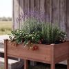 48X24X30In Elevated Raised Garden Bed With Legs, Wooden Planter Box For Outdoor Vegetable Herb Flower Fruit Growing