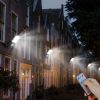 Solar Wall Light Outdoor 72 Led Beads Pir Motion Sensor Remote Control Wireless Lamps Ip45 Waterproof Lighting For Garage Front Door Garden Pathway