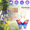Hummingbird Wind Chimes For Outside Metal Wind Chimes With Aluminum Tubes Deep Soothing Sound Decor For Garden Yard Home Patio Gift For Women Men