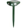Solar Ultrasonic Animal Repeller Pir Sensor Animal Repellent Chaser With Flashing Light Ipx4 Waterproof For Chasing Deer Raccoon Squirrel Rat Skunk Ra