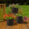 3 Pack Plant Grow Bags Potato Vegetable Planter Bags Breathable Planting Fabric Pots 7Gallons
