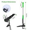 38.97In Aluminum Weed Puller Stand Up Weeder Without Bending Kneeling Manual Weed Remover Tool With 4 Claws For Lawn Yard Garden Patio