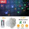 Butterfly Curtain String Lights Usb Powered Colorful Led Fairy Lamps W/8 Modes 96 Led Remote Control 11.5Ft For Bedroom Weddings Christmas Party Decor