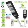 Solar Street Path Light Outdoor 120Leds Radar Sensor Remote Control Wireless Lamps Ip65 Waterproof Lighting For Garage Front Door Garden Pathway