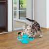 Windmill Cat Toy Turntable Interactive Teasing Pet Toy Wall Mount Turning Tickle Scratch Hair Brush Cat Toy With Catnip Light Ball