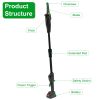 6In Cordless Pole Saw 7.4Ft Maximum Extendable Length 35Ft/S Speed Electric Pole Chainsaw 2Pcs 1.5Ah Batteries And Charger Included For Pruning Trimmi
