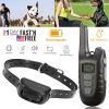 Dog Training Collar Ip67 Waterproof Rechargeable Dog Shock Collar W/ 1640Ft Remote Range Beep Vibration Shock 3 Training Modes