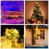 2Pcs Led String Lights 100Led Beads 32.8Ft Copper Fairy Lights Ip65 Waterproof Battery Operated Flash Lights With Remote Control For Wedding Party Jar
